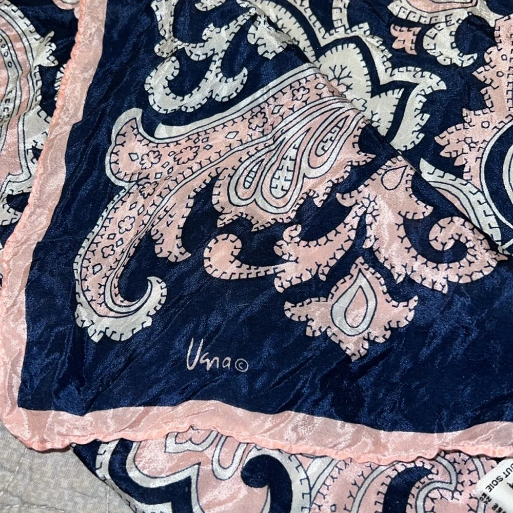 Vintage Vera Neumann silk scarf Japan 28” square